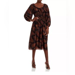 Rebecca Taylor Arden Fern Silk Dress